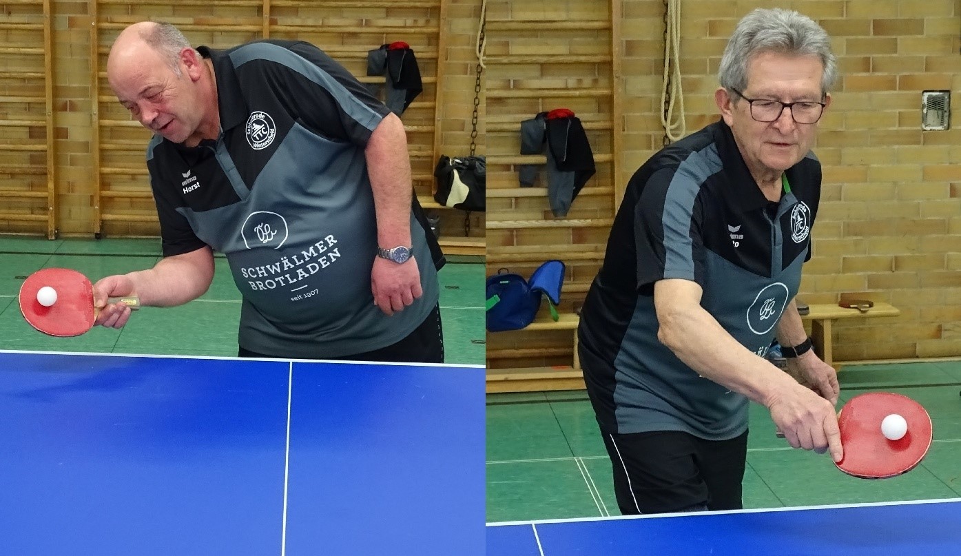 Hier die beiden erfolgreichen Teilnehmer, Horst Klingelhöfer und Otto Plamper, der Kreismeisterschaften in Treysa.