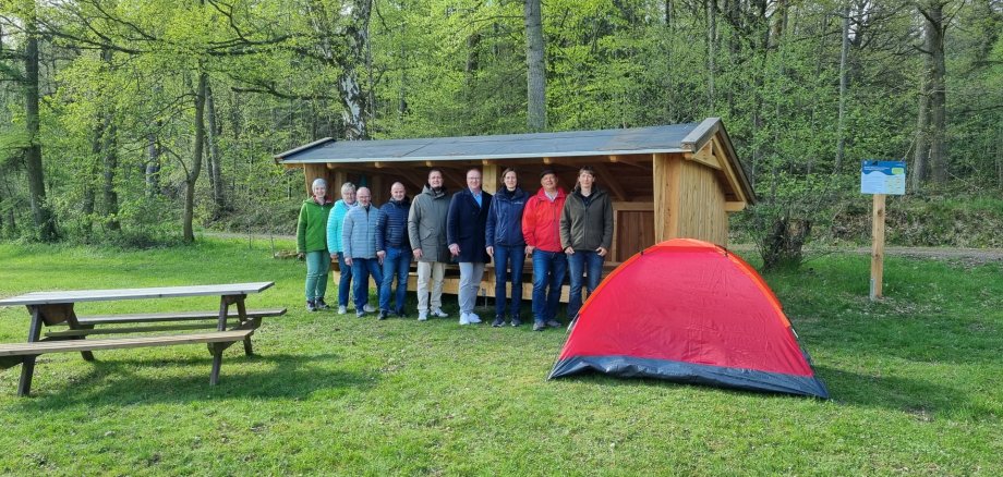 Eröffnung Trekkingplatz Tannengarten Copyright: Naturpark Kellerwald-Edersee