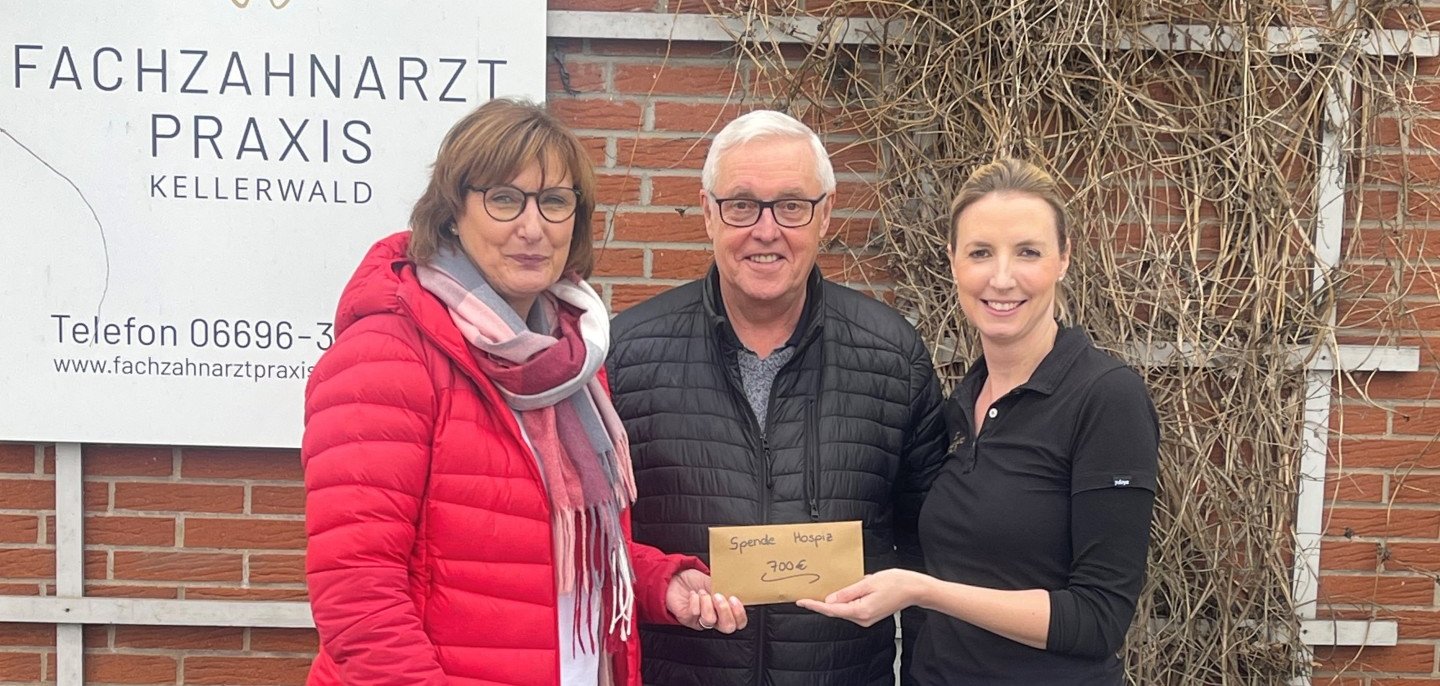 von rechts nach links: Dr. Vanessa Röhrig-Marx; Lothar Vestweber; Erika Karama.