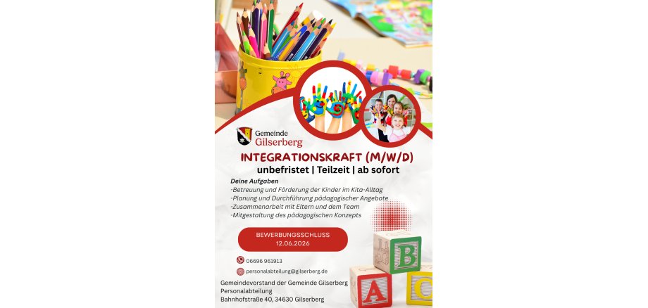 Stellenausschreibung Integrationskraft m/w/d