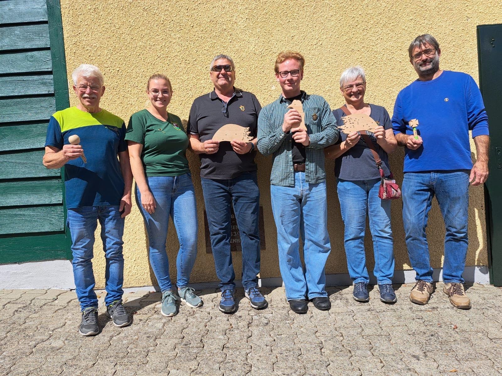 vlnr. Ludwig Hofmeister, Sophia Noll, Andreas Möller, Mika Rockensüß, Petra Mootz, Markus Behrens