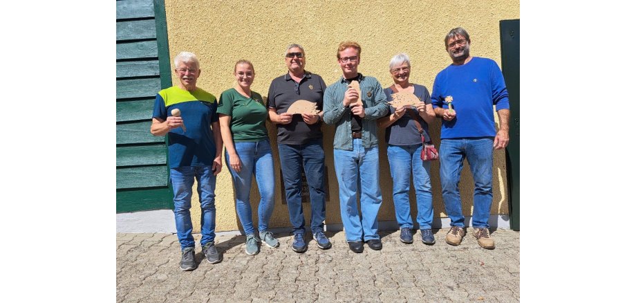 vlnr. Ludwig Hofmeister, Sophia Noll, Andreas Möller, Mika Rockensüß, Petra Mootz, Markus Behrens
