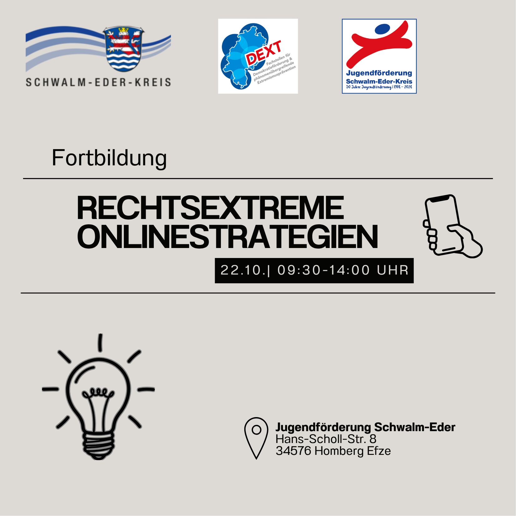REchtsextreme Onlinestrategien (Einladung (Quadrat)) - 1