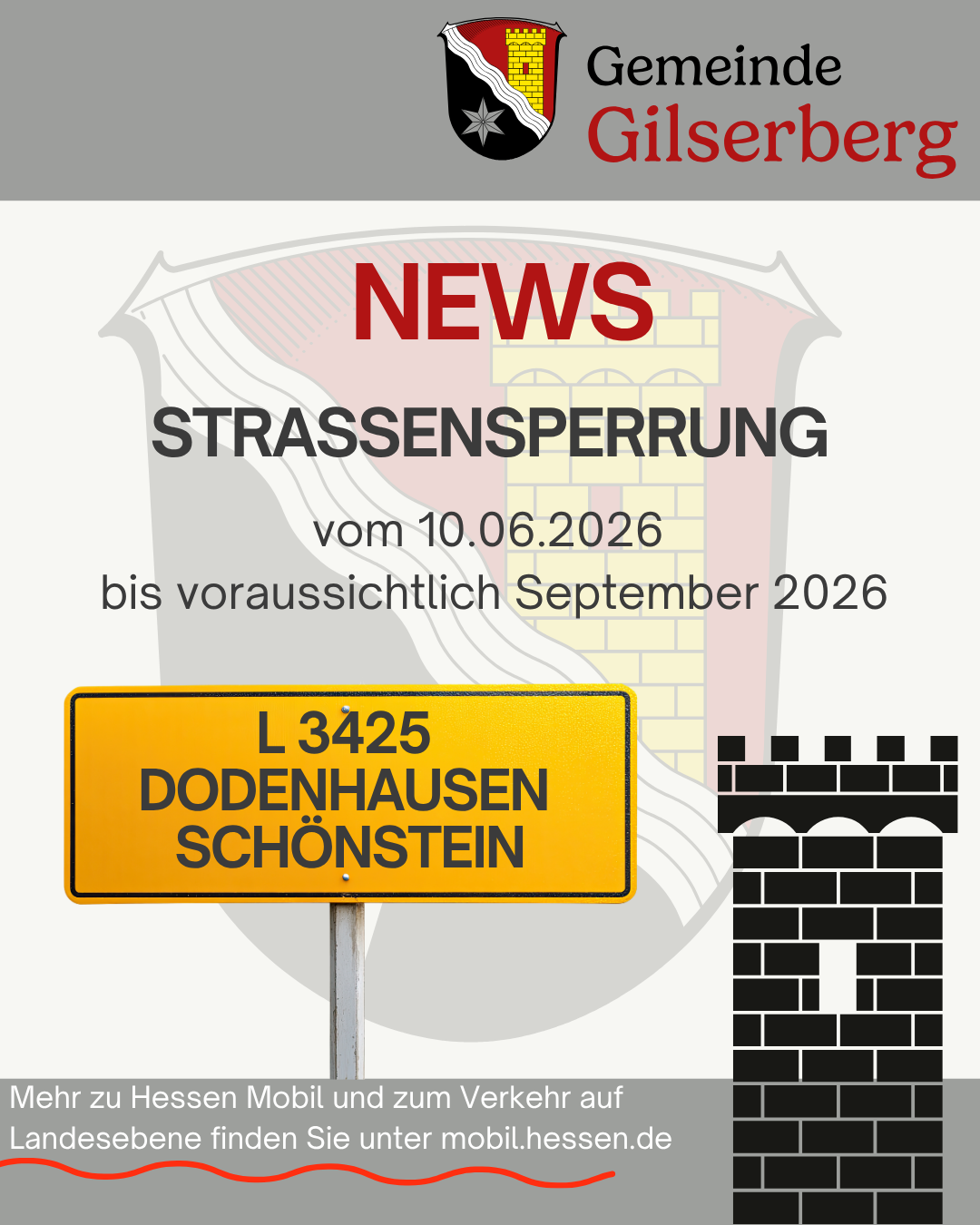 Straßensperrung - 1
